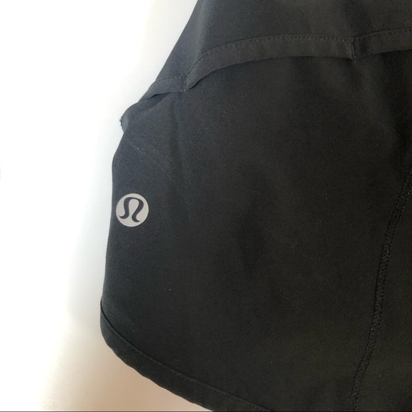 Lululemon Black Speed Shorts - Size 8 - 4 Way Stretch - Picture 3 of 5